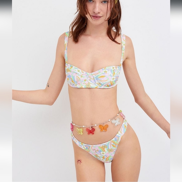 For Love And Lemons Other - FOR LOVE & LEMONS Devon Underwire Bikini Top